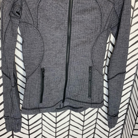 🔸 Lululemon fine forme jacket herringbone size 6 - Picture 3 of 10